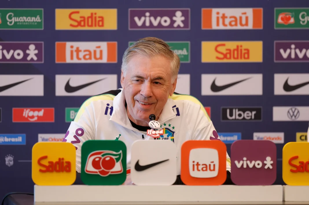 Técnico Carlo Ancelotti - Seleção Brasileira (Foto - Rafael Ribeiro)