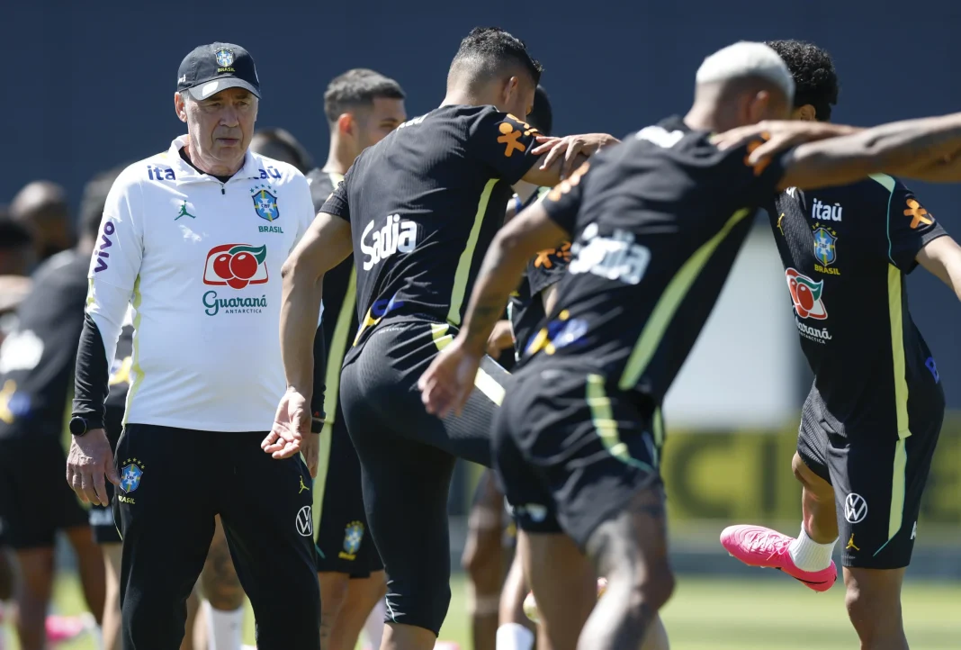 Técnico Carlo Ancelotti - Seleção Brasileira (Foto - Rafael Ribeiro)